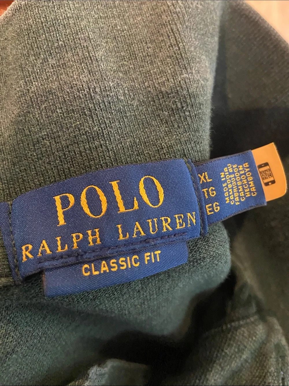 Ralph Lauren Forest Green Polo with Red Pony